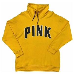 Victoria Secret PINK Funnel Cowl Neck Sweatshirt Sz XL